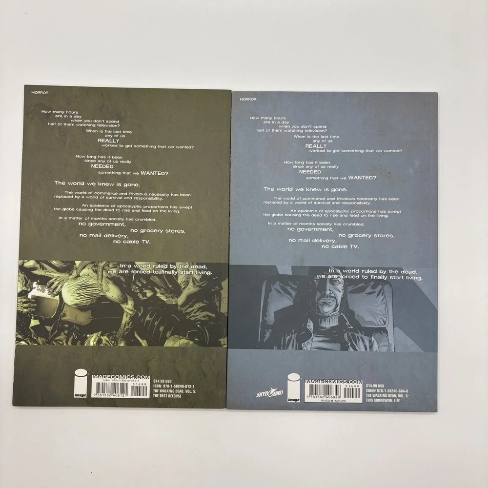 The Walking Dead TPB Volumes 1-7 Graphic Novel Horror 1 2 3 4 5‎ 6 7 Softcover